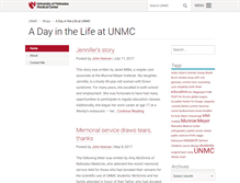 Tablet Screenshot of blog.unmc.edu