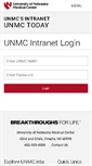 Mobile Screenshot of info.unmc.edu